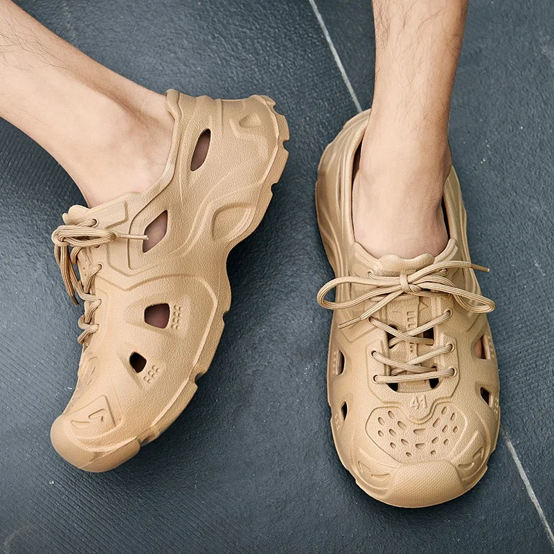 Wholesale EVA slippers for men casual slip on mans sneaker teenager beach summer clogs shoes