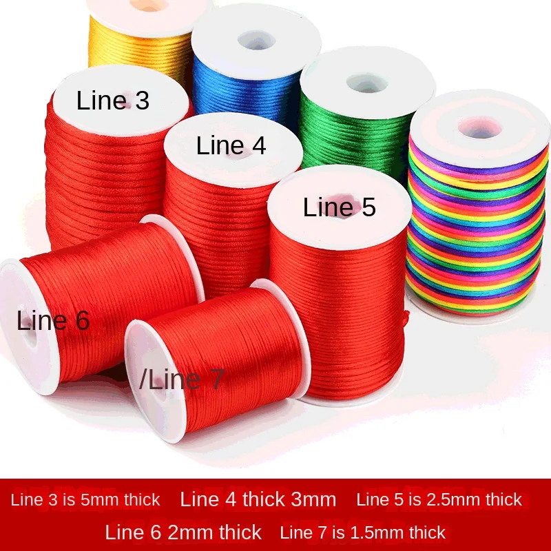 Thread Beading String Cord for Jewelry Making Necklace Bracelet Beading 1.5mm Elastic String Cord Elastic