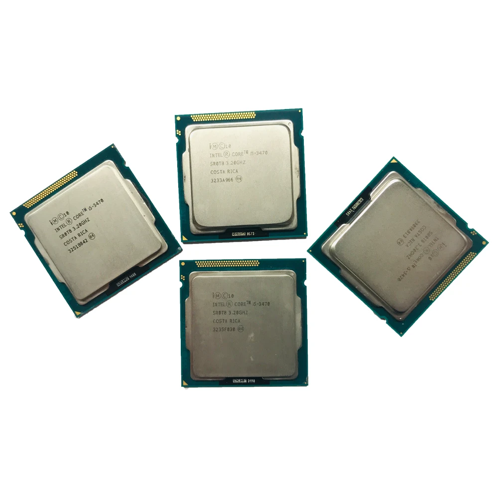 Низкая цена бывший в употреблении процессор Intel I7 Процессор I3 I5 для