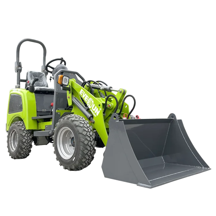 EVERUN 0.5ton EREL05 mini garden shovel farm compact small electric battery CE EPA wheel loader made in China