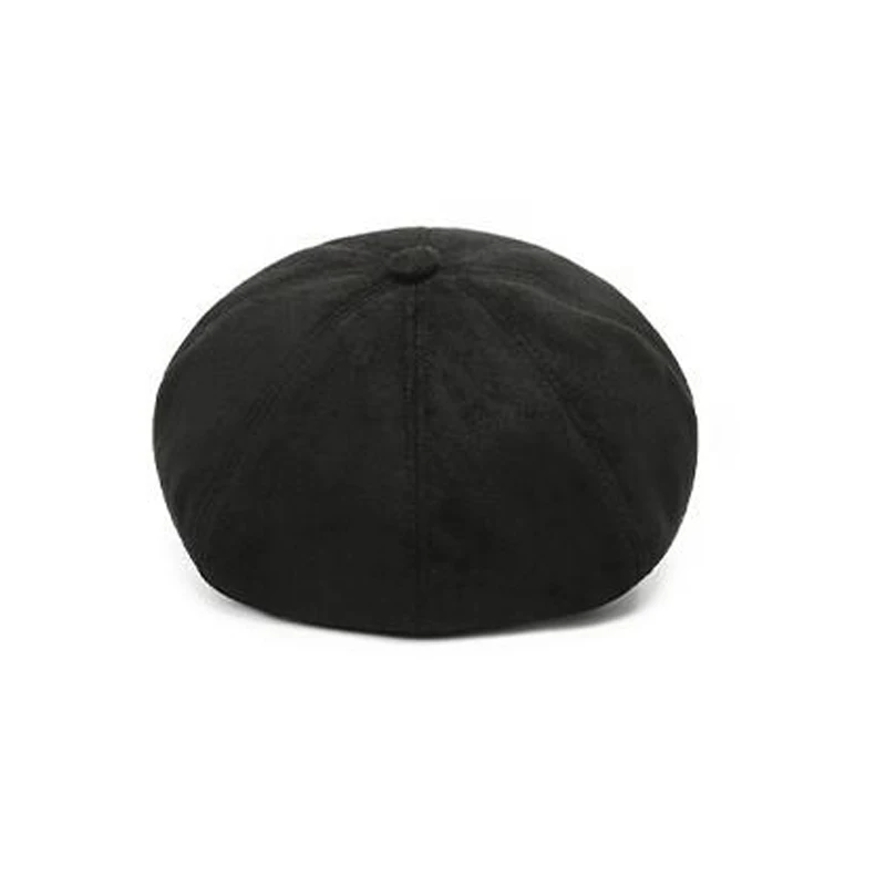 Fashion Custom Women Solid Color Beret Hat Female Newsboy Winter Hat For Girls Spring Autumn Winter Beret Cap Lady