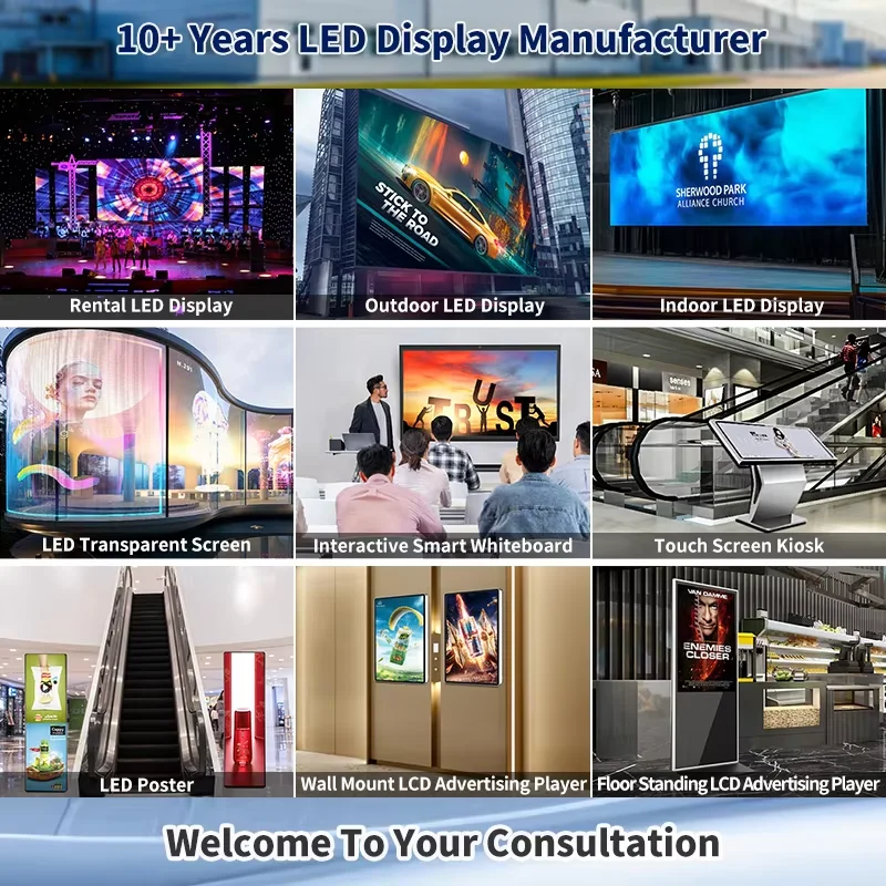 3x6 Wall Mounted Led Screen Indoor Outdoor Use Rental Hd P2.6 P2.97 P3.91 P4 Cabinet Video Wall Concert Stage Led Display