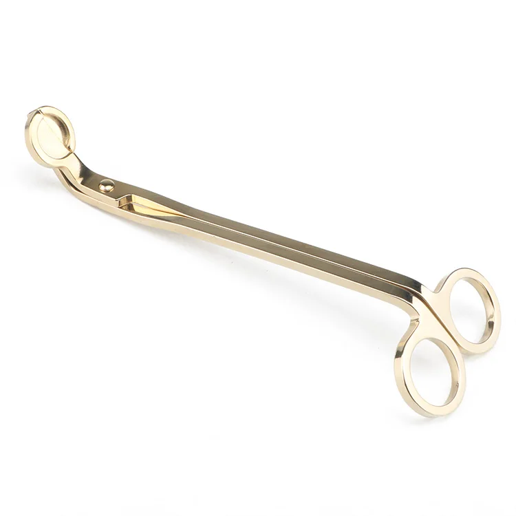 Simple Style Gold Stainless Steel Candle Tools Wick Trimmers