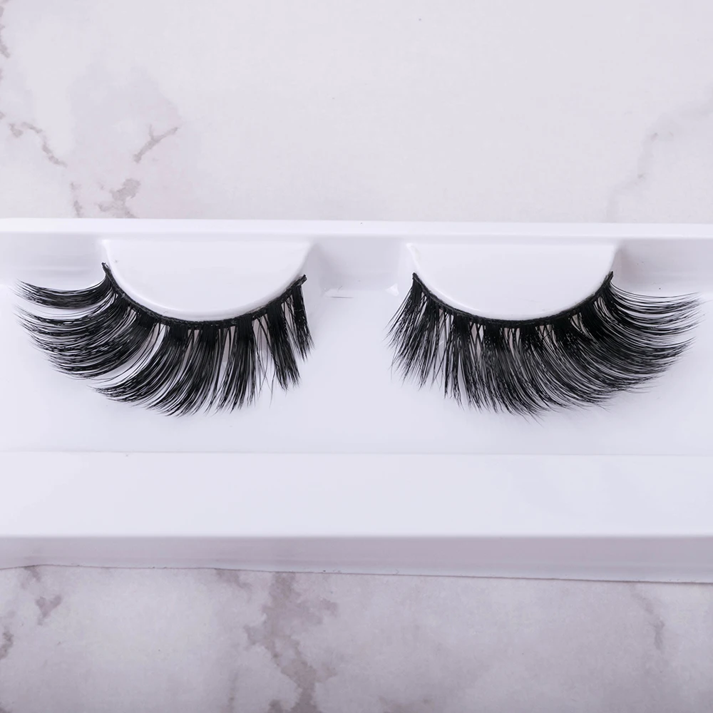 Yiernuo Angel Wings Natural False Eyelashes Vendor Wholesale Price Custom Eye Lash strip eyelashes winged eyelash
