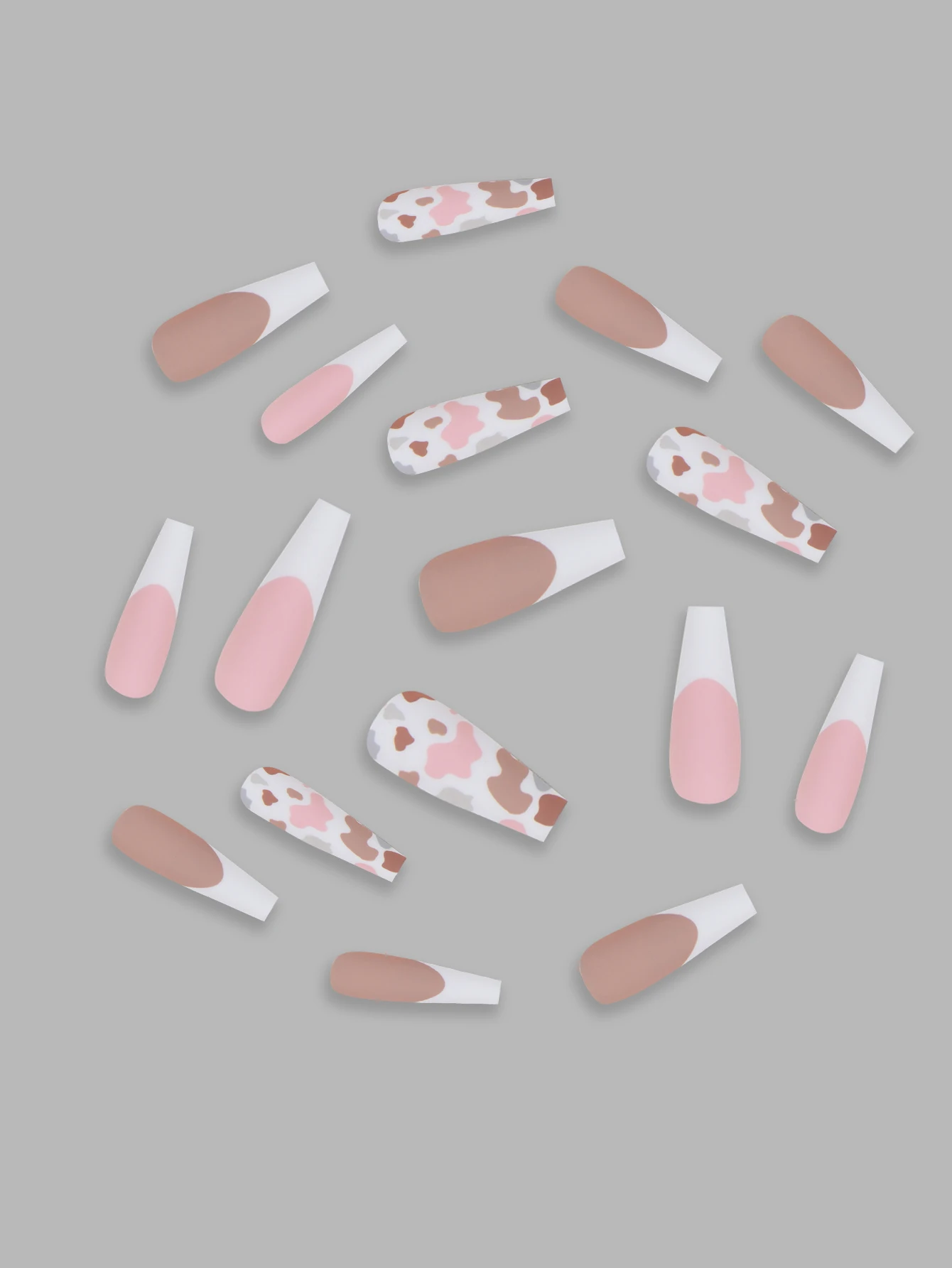 Wholesale Bride False Nails Tips Artificial fingernail tips 3d Strong Press on Nail Custom Back Glue Nails