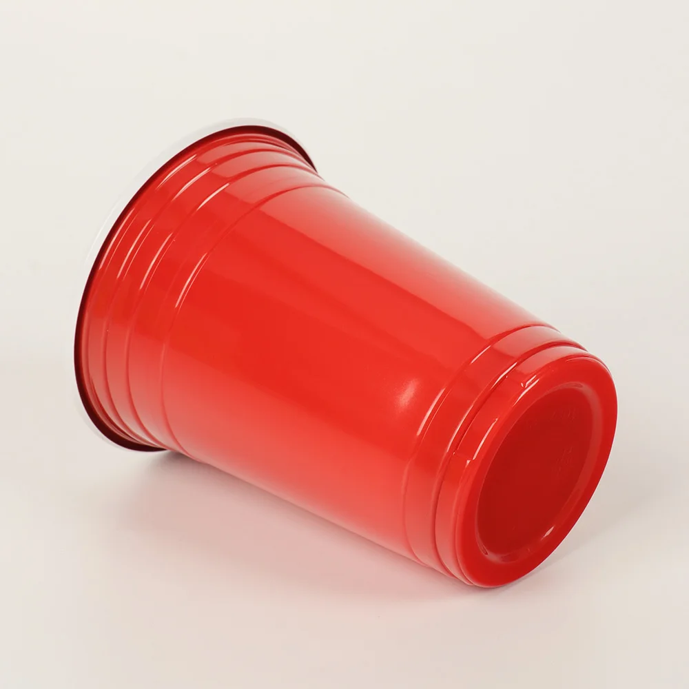 16oz Red party cups plastic shot glasses beer pong game plastic cups for drinking and playing