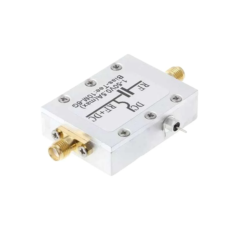 6000Mhz 10-6GHz RF косой тройник постоянного тока для горного велосипеда блоки HAM Радио SDR LNA-малошумящий усилитель с корпусом
