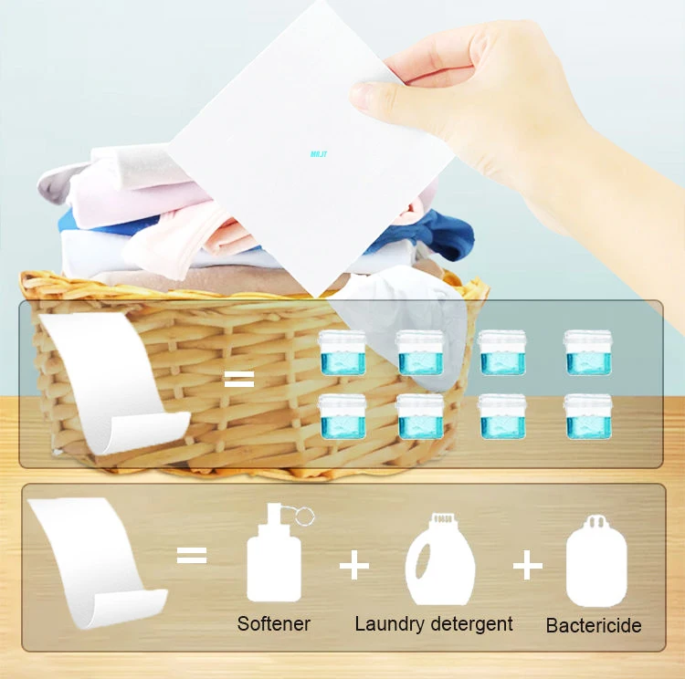 Eco-friendly Biodegradable Pure Natural Plant Laundry Detergent Sheet/Strips