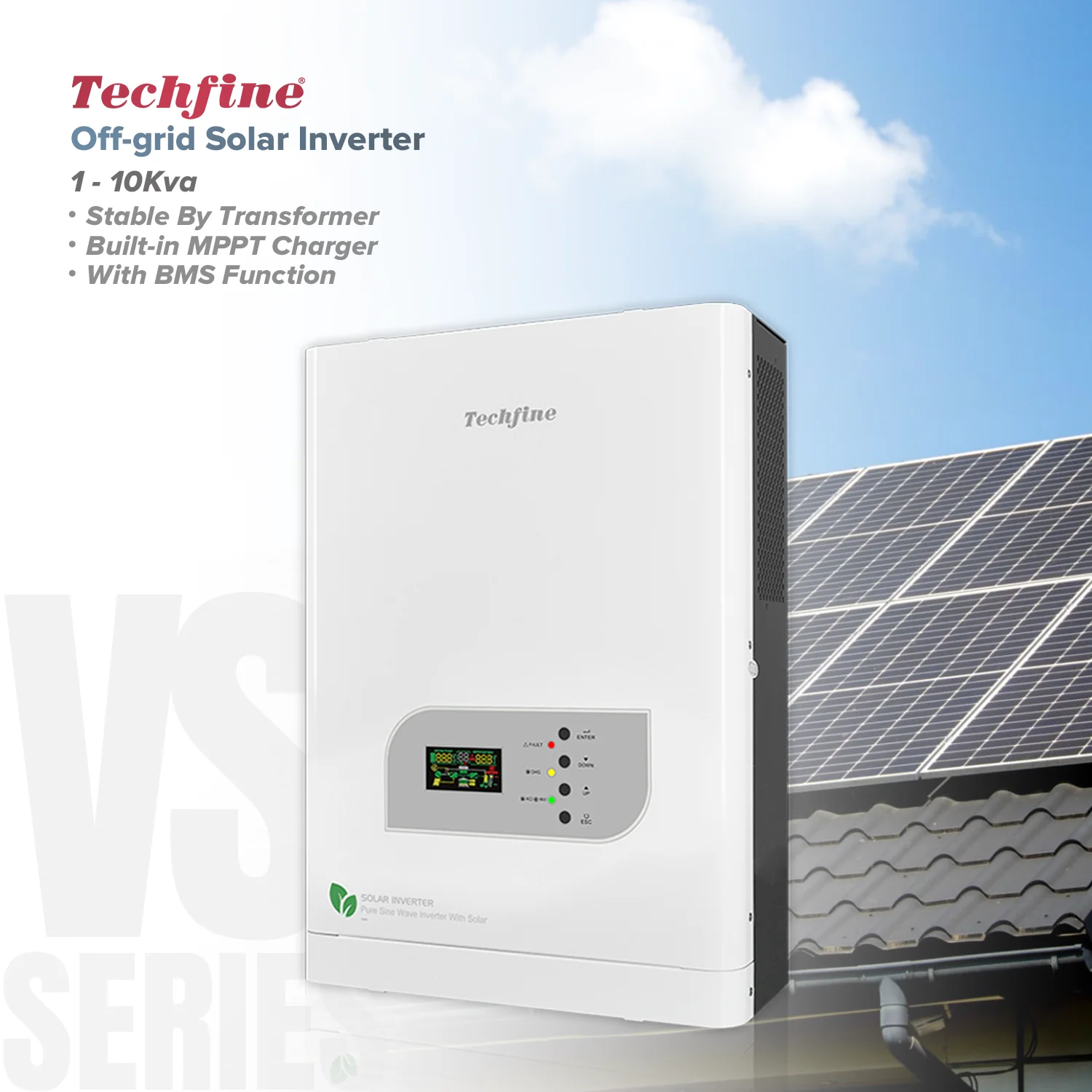 3kw 4kw 5kw solar power inverter 110vac 220vac optional off grid inverter for 48v Storage battery solar energy system