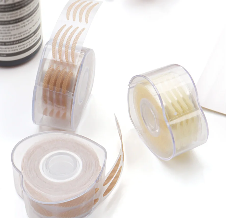 Roll Shape Invisible Double Eyelid Sticker Natural No trace Skin Color Waterproof 300Pairs Lace Self-Adhesive Double Eyelid Tape
