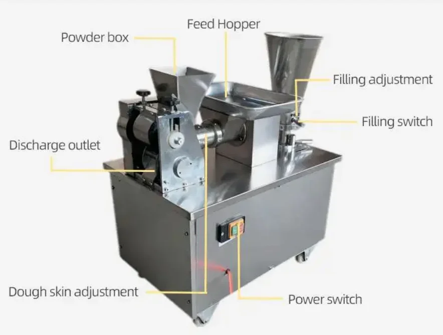 LEMON MECH  Automatic Food Processing Equipment Spring Roll Curry Puff Dumpling Making Machine