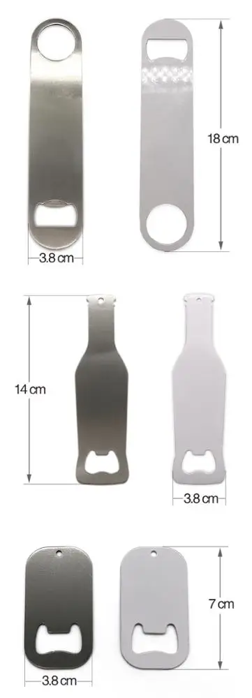 
Индивидуальные двусторонние открывалки для бутылок из нержавеющей стали 