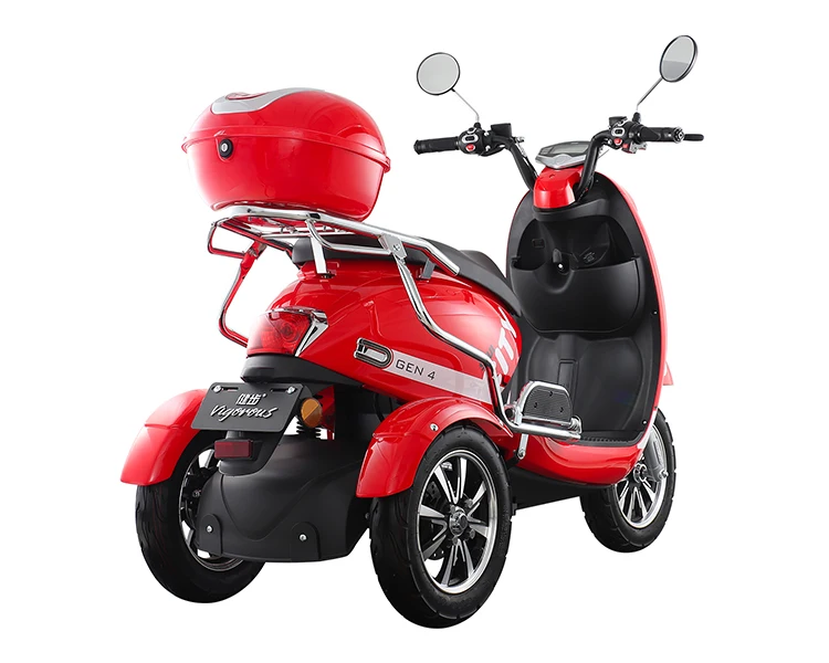 electric mobility scooter electric motorcycle motor 500w dual motor electric scooter tricycle 3 wheel e chopper