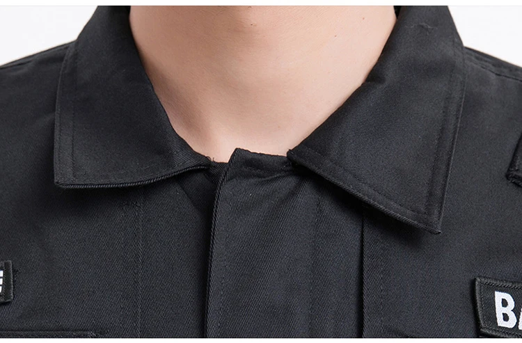 100% cotton security guard uniform, high quality security uniforms wholesale