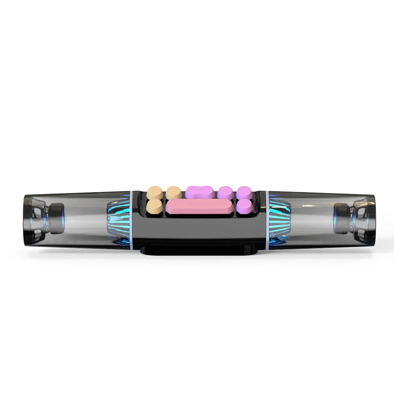 Прозрачные колонки I & I SH19 4000 мАч RGB, беспроводное игровое FM-радио с Bluetooth, настольные Саундбар со светодиодным эффектом