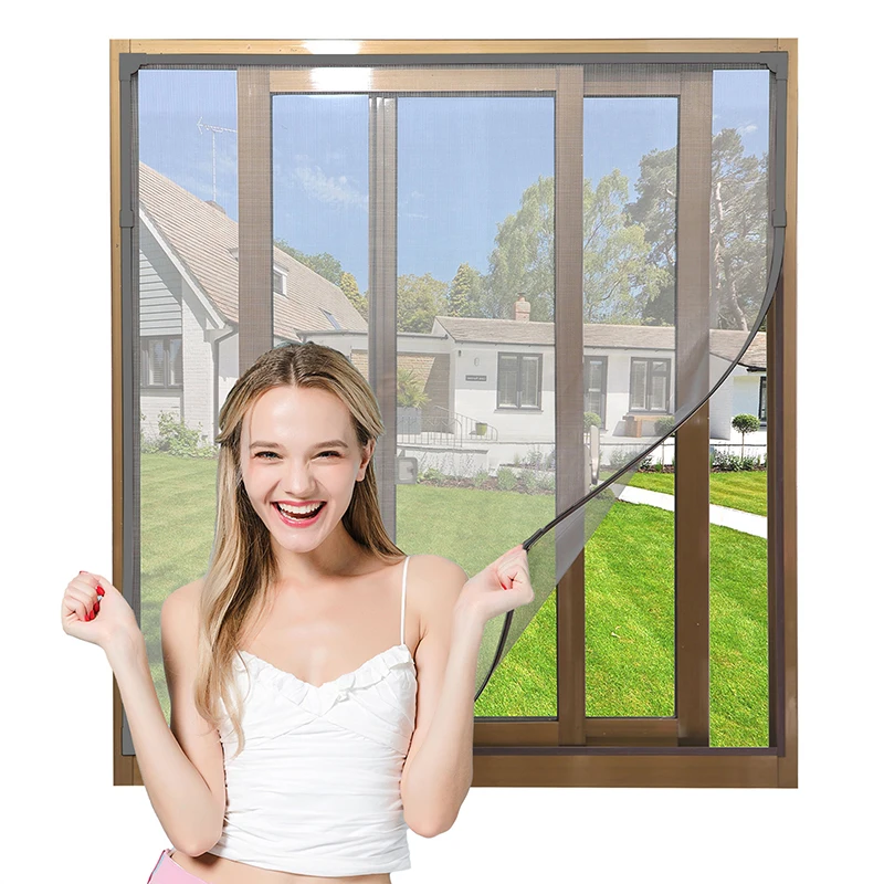Experienced new products screen window preventing bugs magnetic mosquito net door