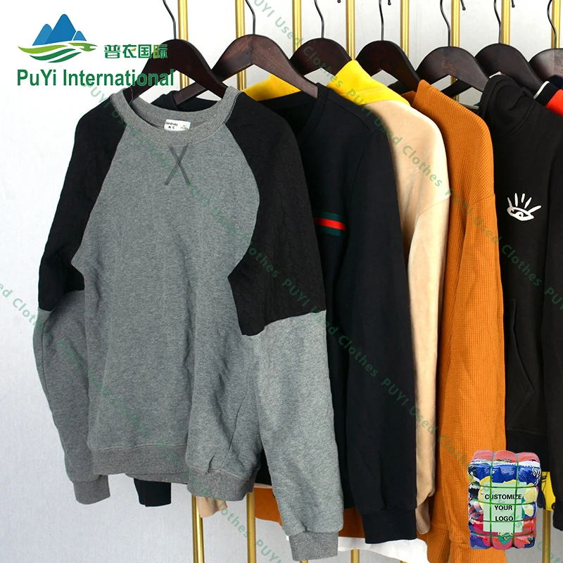 Wholesale hoodies sweatshirts clothes men second hand clothes free used clothes from uk