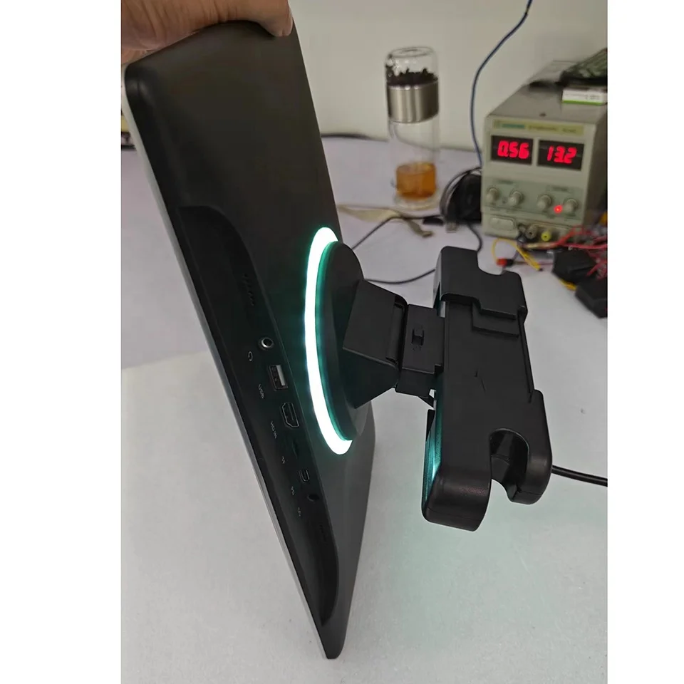 13.3 Vehicles Rotatable Headrest Touch Screen Android 11 with HD/MI Input Support WiFi 4K Video Play