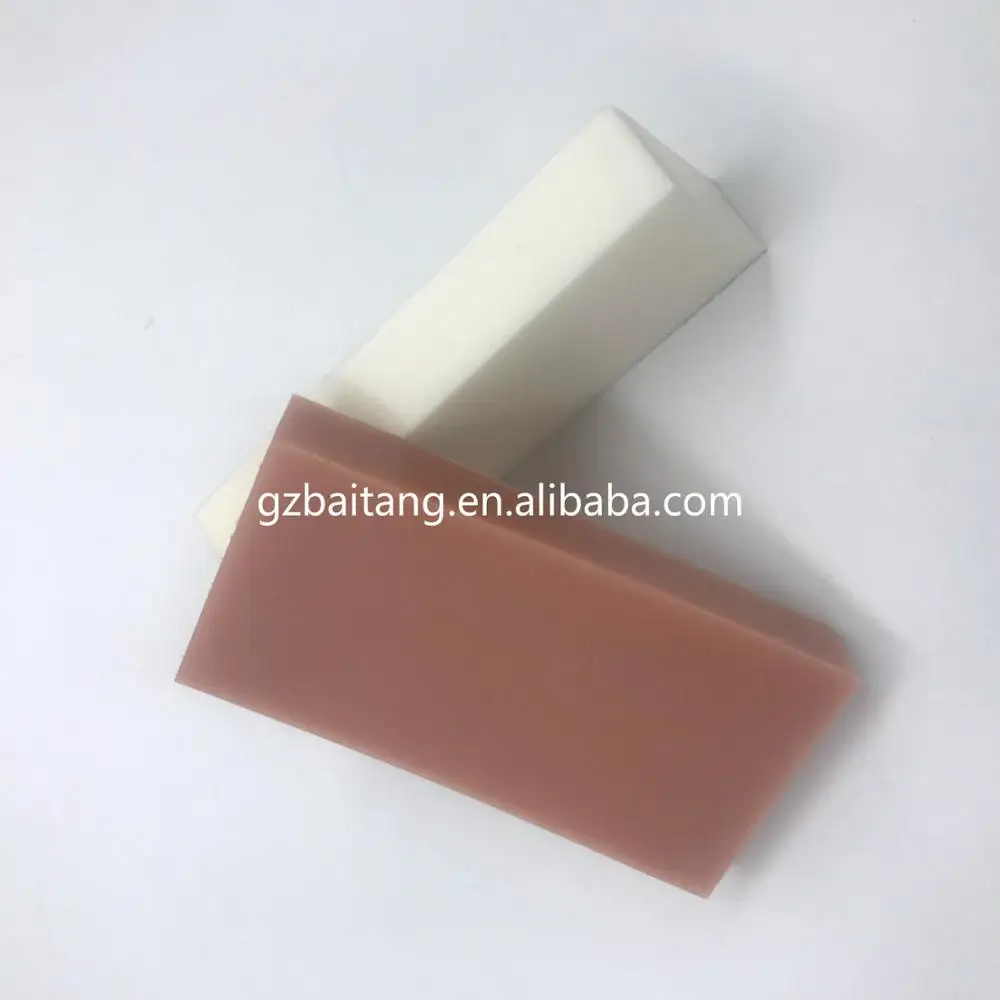 
medical grade silicon block silicon implant different kind of hardness with white and pink color customized order 