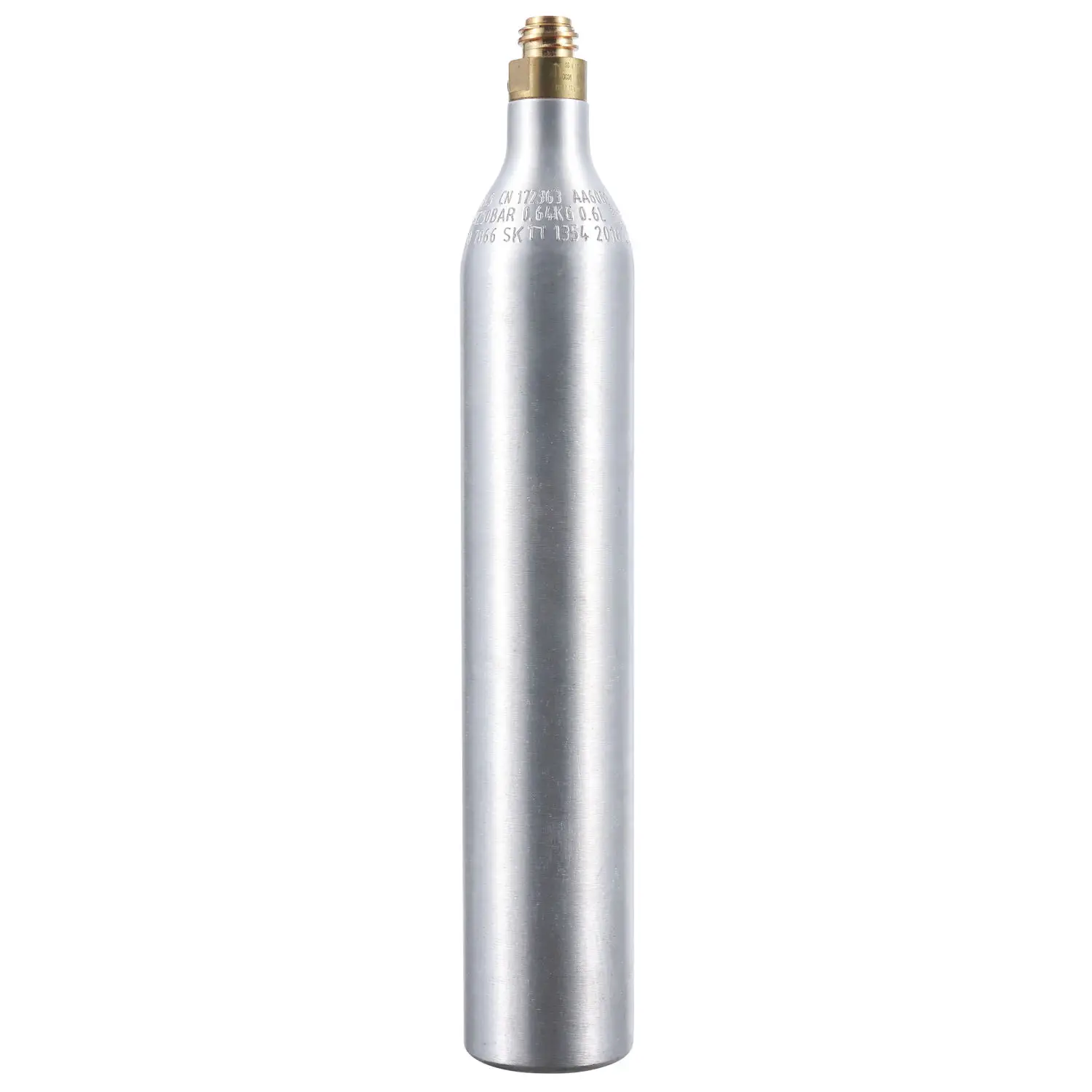 0.6L 150bar co2 gas cylinder Aluminum CO2 Cylinder co2 tank for beverage/beer equipment