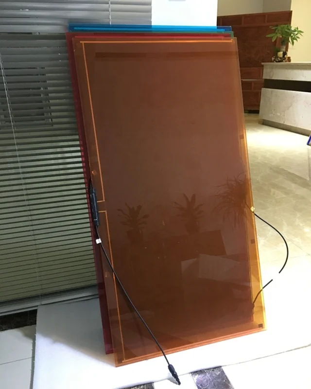 BIPV Amorphous Silicon Transparent Thin Film Solar Panel
