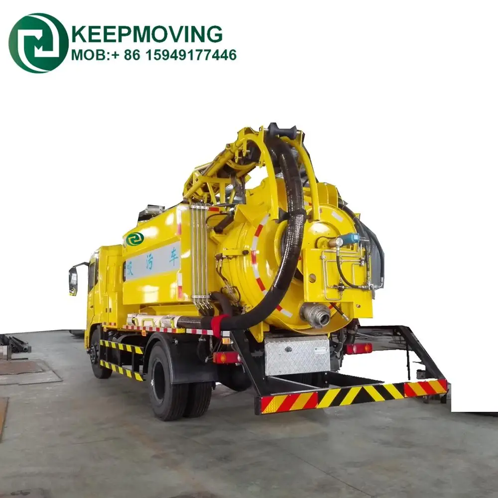 Dongfeng 4x2 Small Type 5CBM Combined Vacuum Jetter Truck