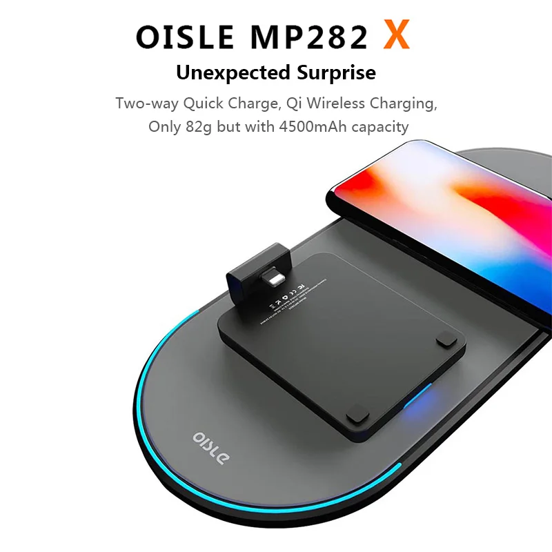 
OISLE Slim Portable Battery Charger For Lightning/Micro usb/Type-C Port 