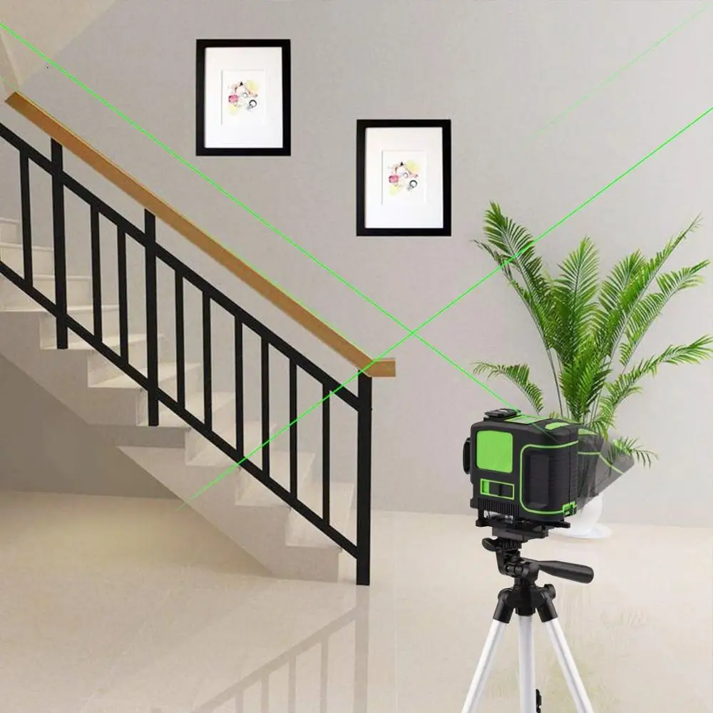 China Cheap 360 Degree Cross Rotary Green Beam 12 Line 3D Laser Level