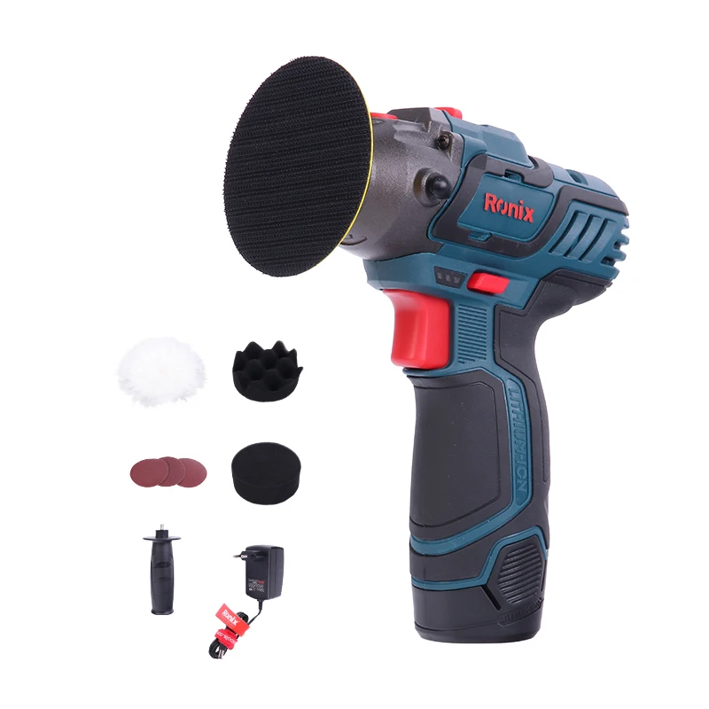Ronix  Model 8304 Power Tools Professional Wireless Polisher for Car Use Handheld Machine Cordless Car Polisher