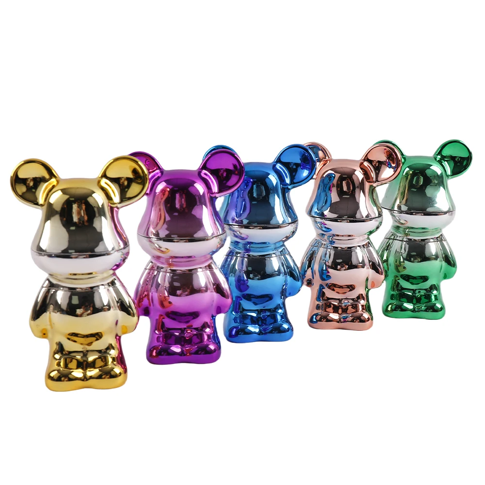 Modern Design Bearbrick Tobacco Grinder Factory Direct Zinc Alloy Crusher Hot Sales 82-4 Parts Smoking Grinder