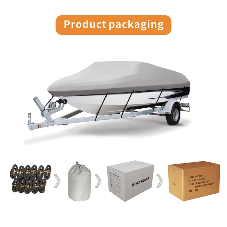 
NHCX Waterproof Canvas RIB Boat Cover 