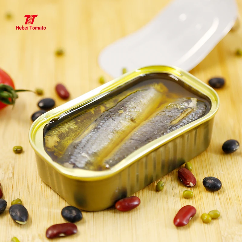 Square Painted Customized Tinplate Material Tinned Sardine