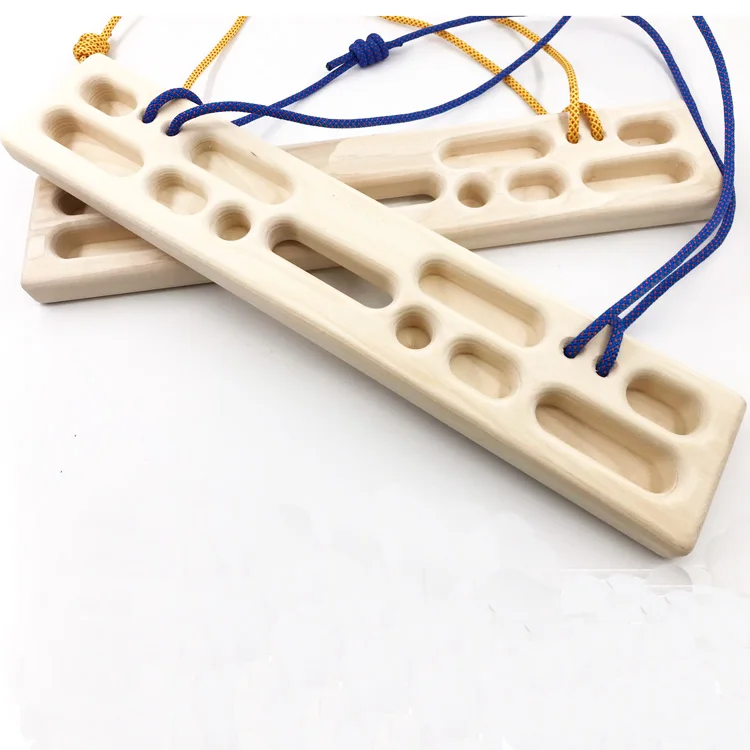 Zoey Premium Wood Training Tool for Grip Strength and Conditioning Rock Climbing Finger board Pull Up Bar climbing hangboard