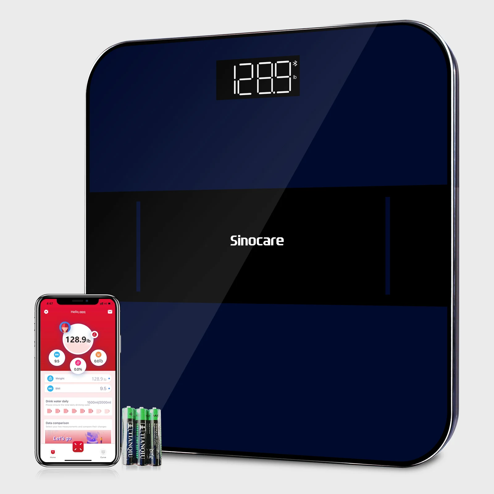 US Fast Shipping human Electronic Digital Body Fat BMI APP Weighing fashion smart body fat Bathroom Scale