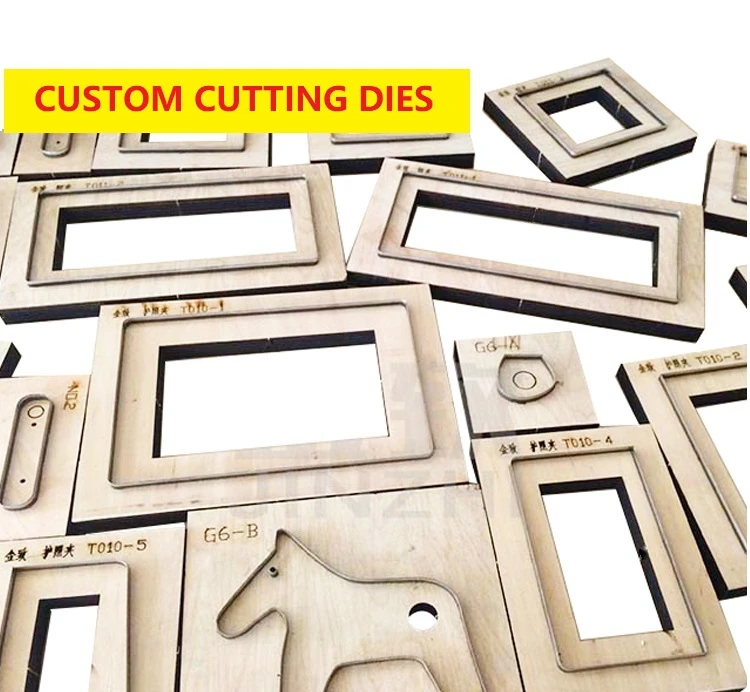Custom Design Punch Cutter Mold wood Cutting Dies for leather crafts Paper Box Keys Shoes FOAM MAT card holer