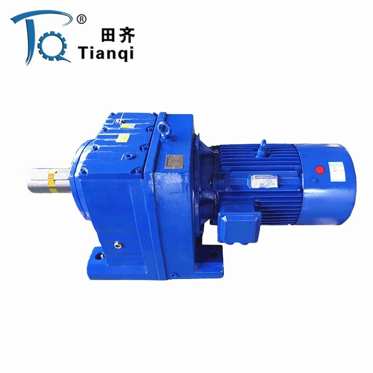 Низкоскоростной редуктор TIANQI R series 1 электродвигатель редуктора 5hp винтовой мотор с зубчатым редуктором 60