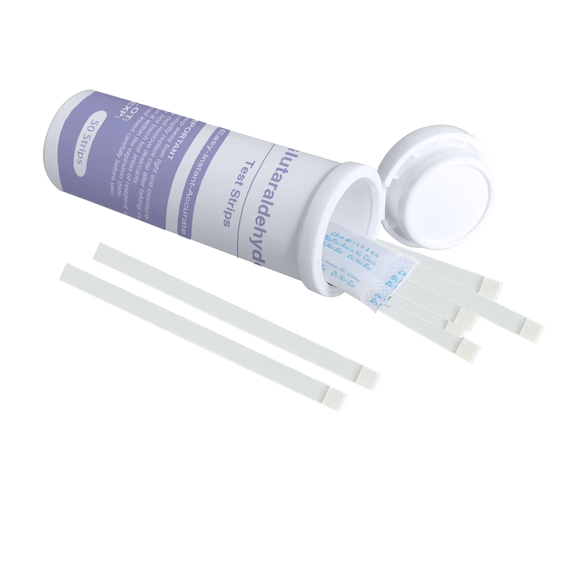 Professional hospital use glutaraldehyde concentration test strips