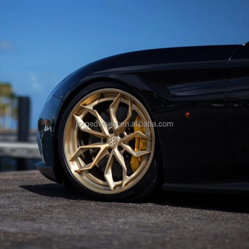 Pengzhen  Deep Concave Alloy Wheels Rim Brush Polishing Barrel 18  8j 5x120 5 Spoke Silver for BMW e46