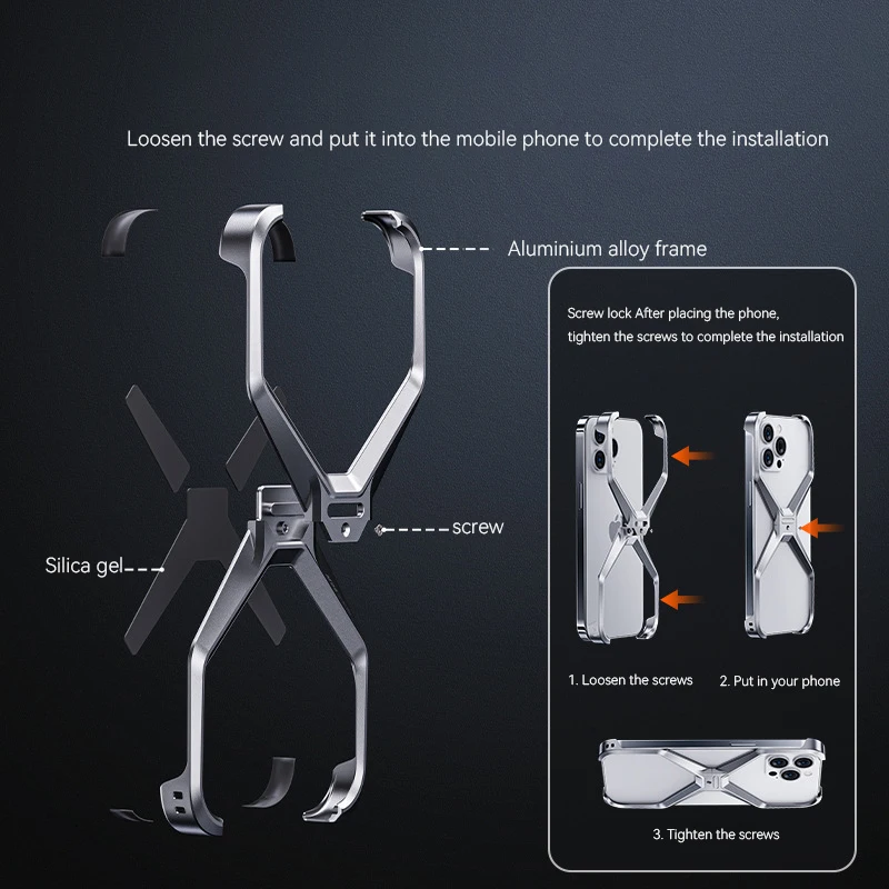 Focuses Wholesale Light Weight Metal Mobile Phone Cover For iPhone 15 Pro Max Luxury Aluminum Cell Phone Case