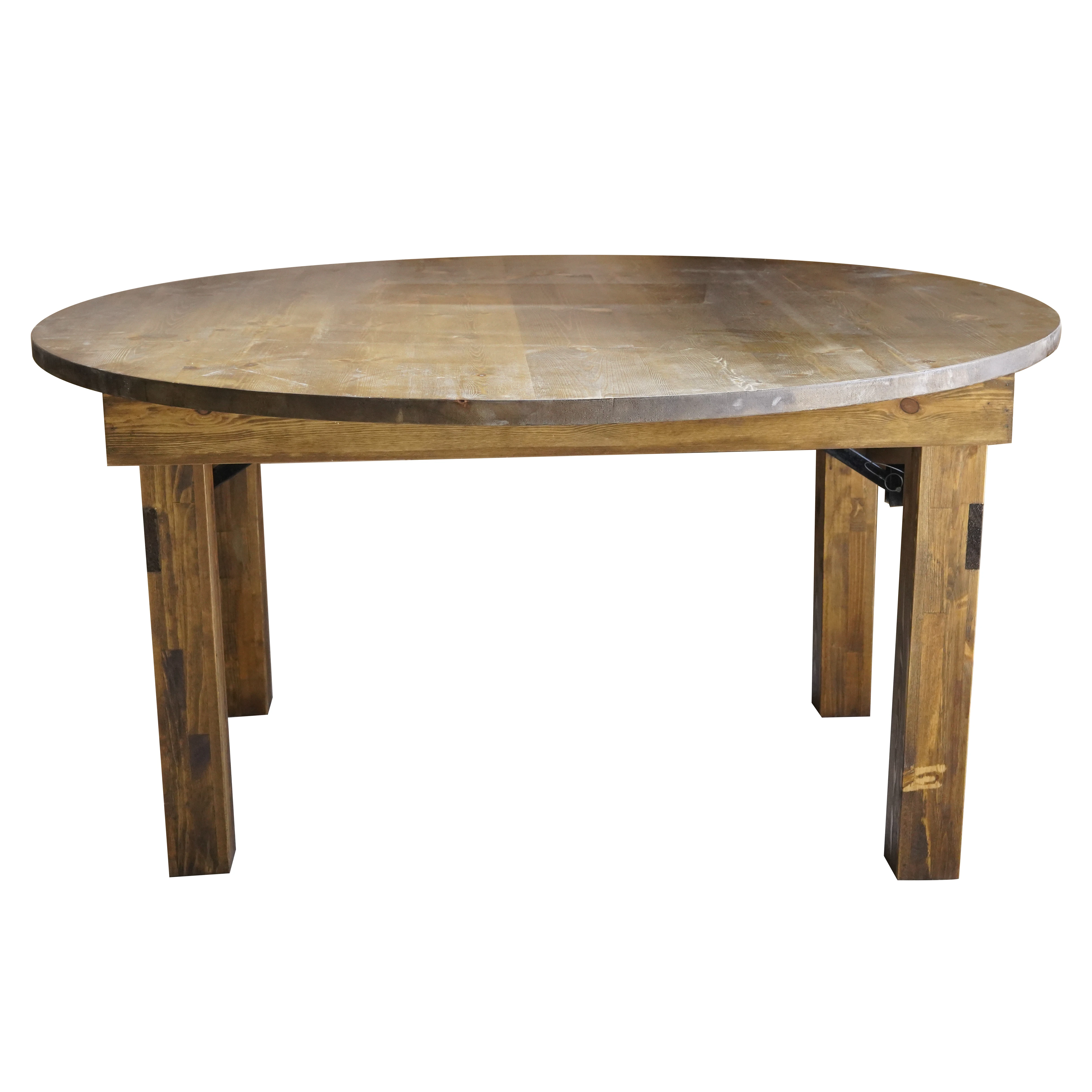 SZ Wedding Rustic Wood Round Farm Table for Events Party Dining Table