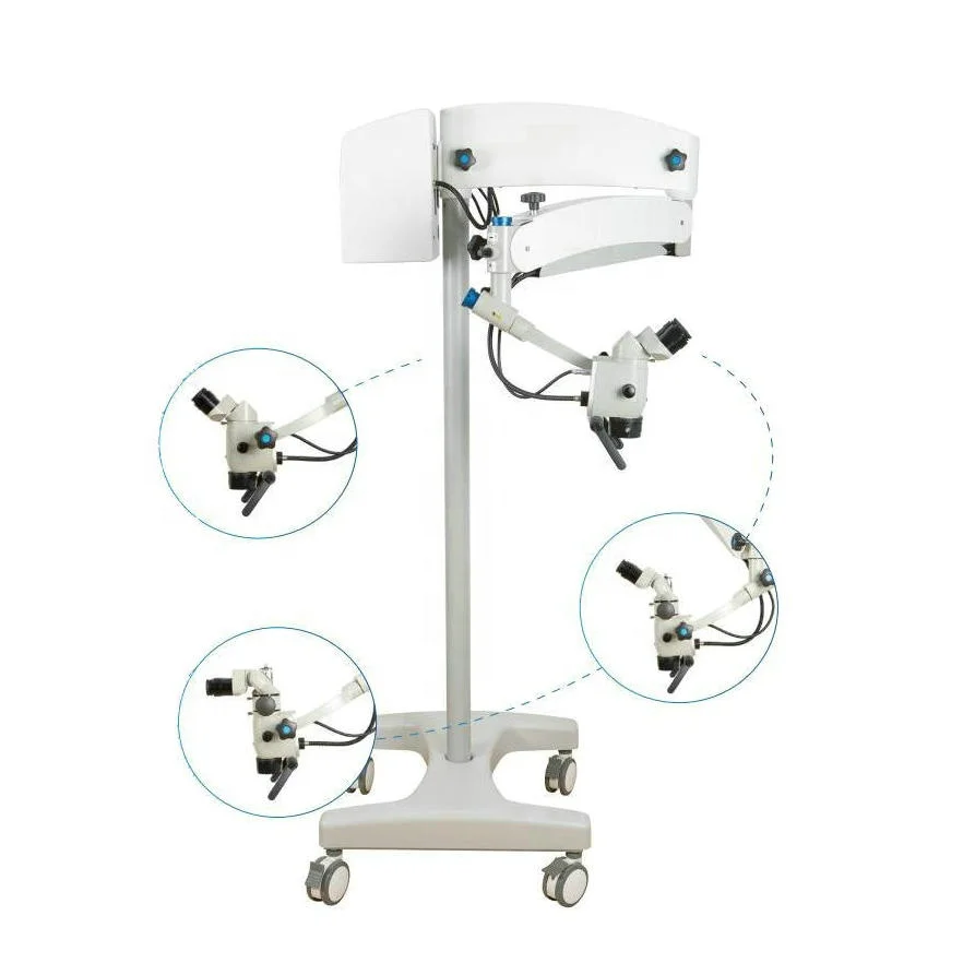 ENT Dental microscope surgical trinocular microscope with camera price ophthalmic surgical microscope