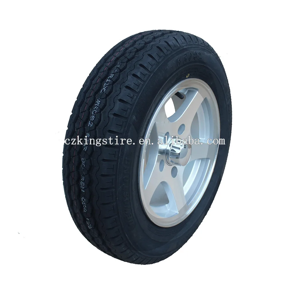 hot sale 155R13C tire with aluminum wheel