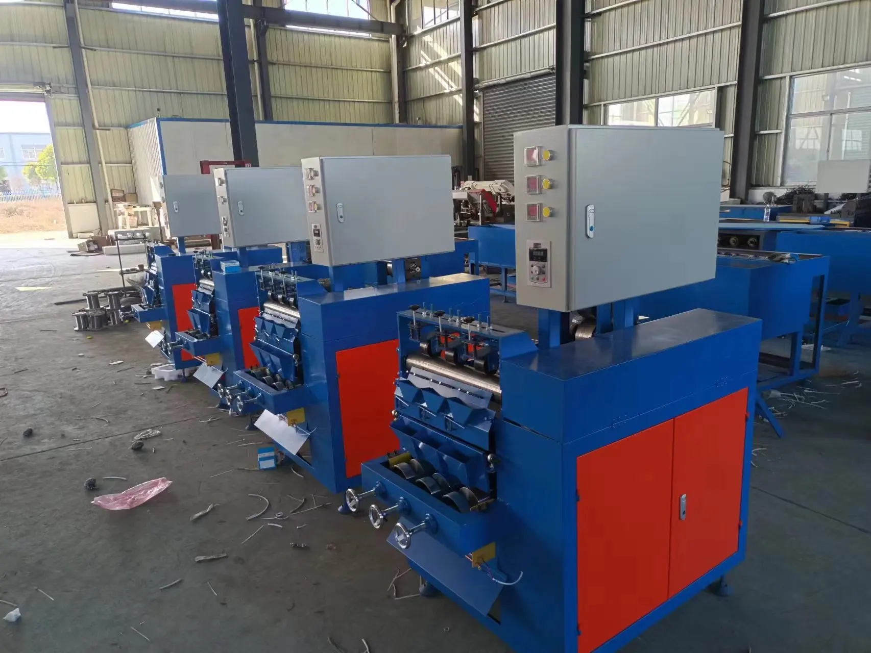2023 stainless steel   scourer making machine / scourer ball making machine/wire drawing machine for cleaning ball scourer