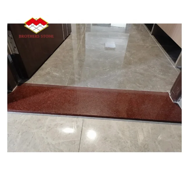 Red granite door threshold Shower doorsill marble threshold stone