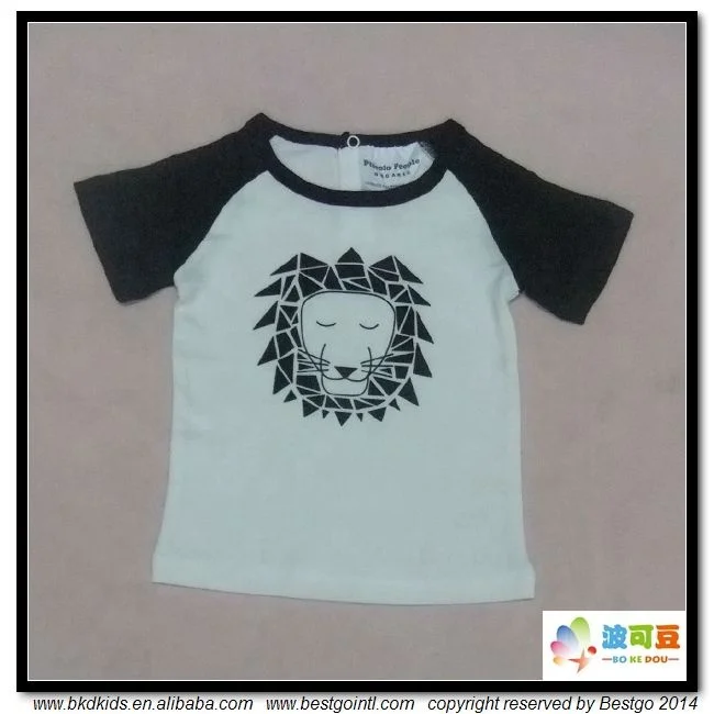 
BKD GOTS organic cotton printed organic toddler t shirts 