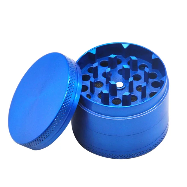 Amazon Top Selling 2 Inch Custom Aluminum Zinc Alloy Material Spice Grinder 4 Layers Smoking Herb Grinder with Magnetic Closure