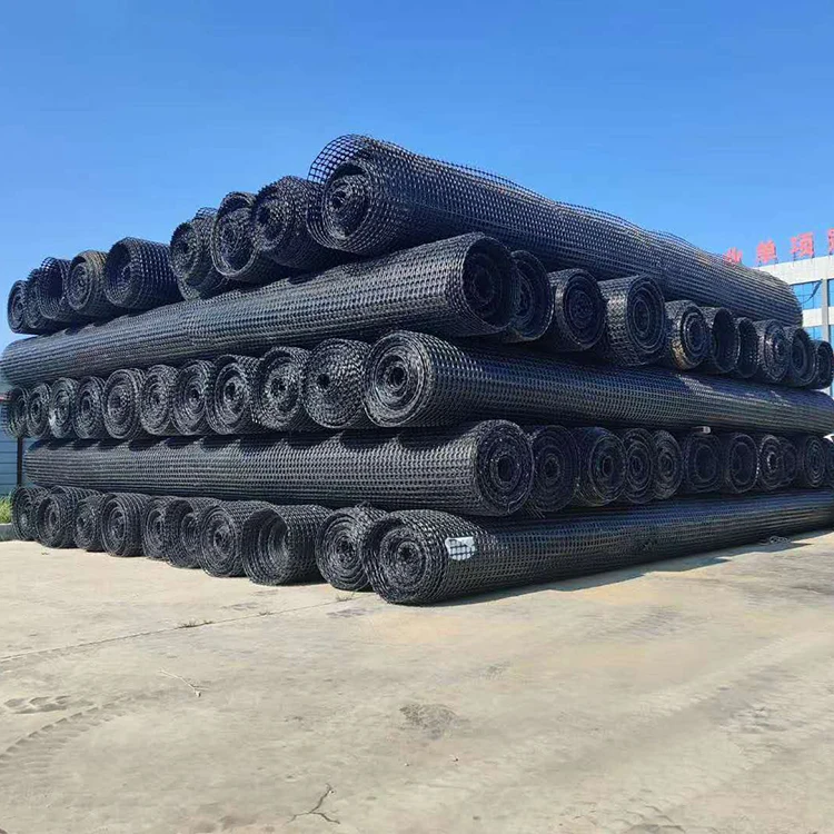 Двунаправленная композитная георешетка 50KN детали по цене Двухосная пластиковая