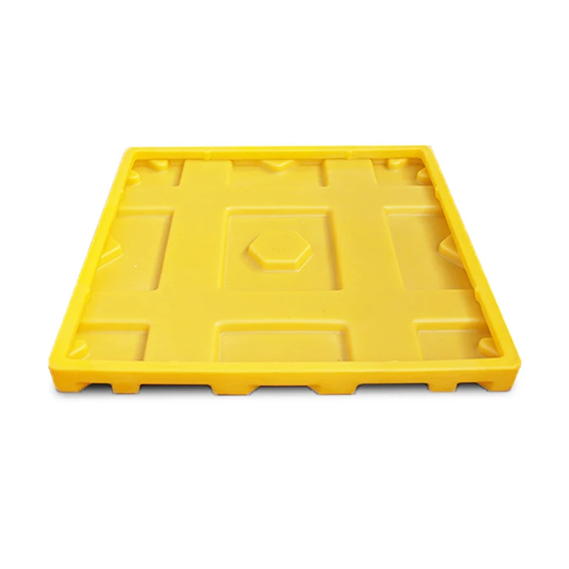 Spill Containment Pallet 4 Drum Hot sale 1300x1300x100mm 80L Chemical Spill Control Pallet Safe and durability