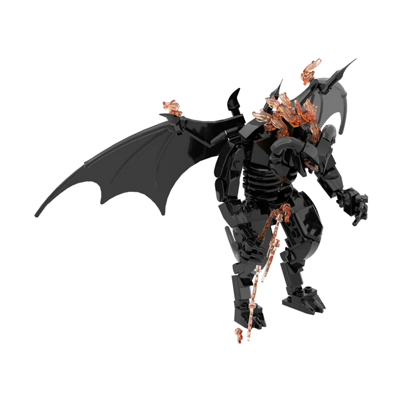 GoldMoc Monsters Balrog Model Building Blocks The Lord Bricks Toys Puzzle Kids of The Ring Movie Bricks DIY Assembly Toy