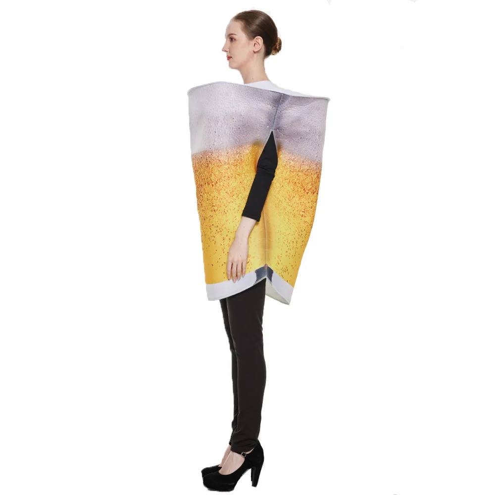 Festival carnival performance clothes Elegant and funny beer cup one-piece  Costume